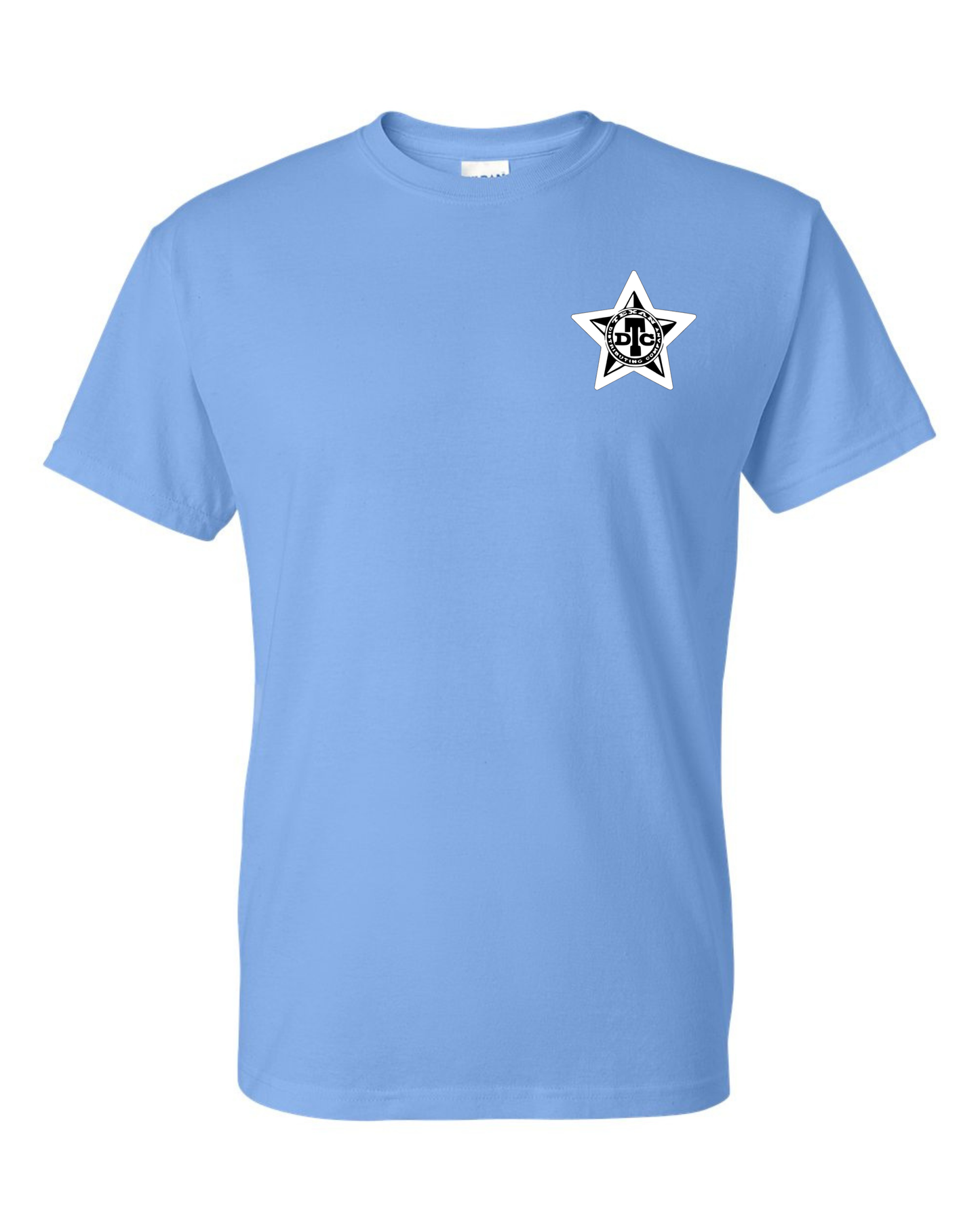 Gildan 8000 DryBlend Dart T-Shirt | Unisex 50/50 Graphic Tee ~ Carolina Blue
