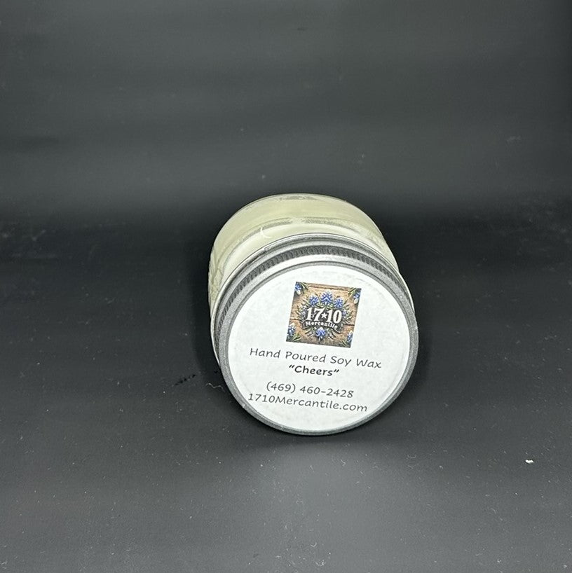 Christmas Mason Jar Soy Candle ~ Cheers