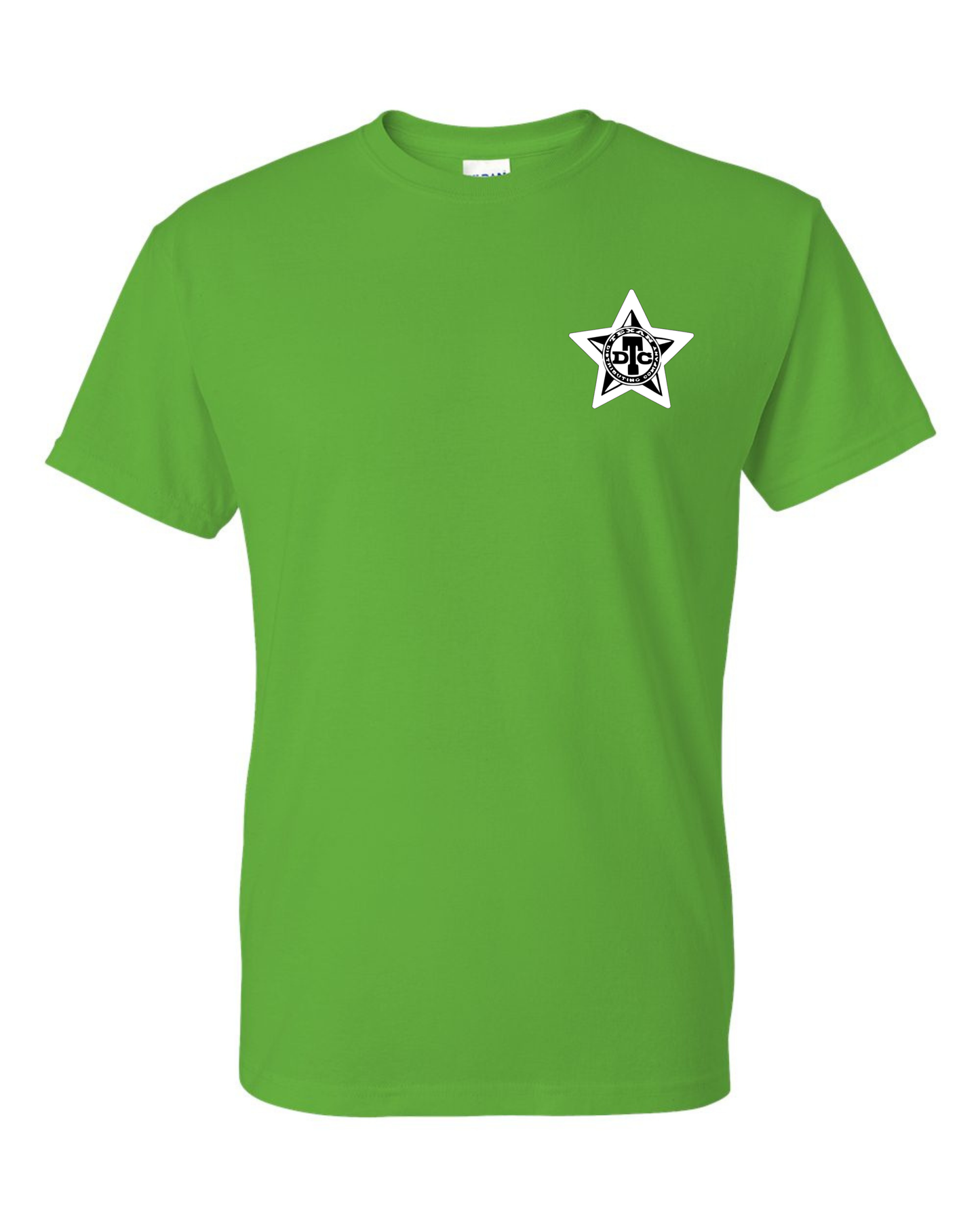 Gildan 8000 DryBlend Dart T-Shirt | Unisex 50/50 Graphic Tee ~ Electric Green