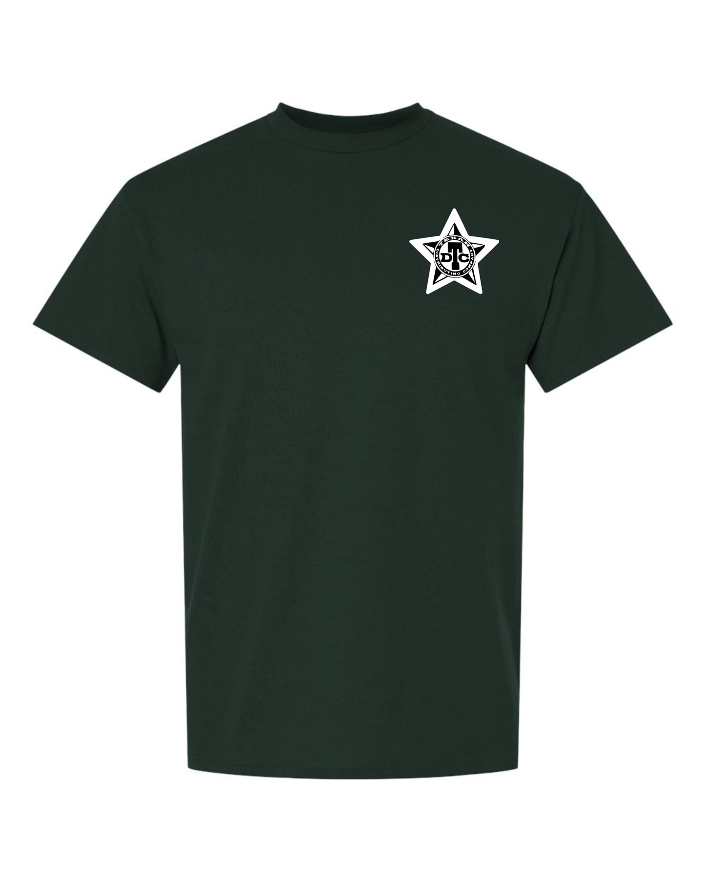 Gildan 8000 DryBlend Dart T-Shirt | Unisex 50/50 Graphic Tee ~ Forest Green