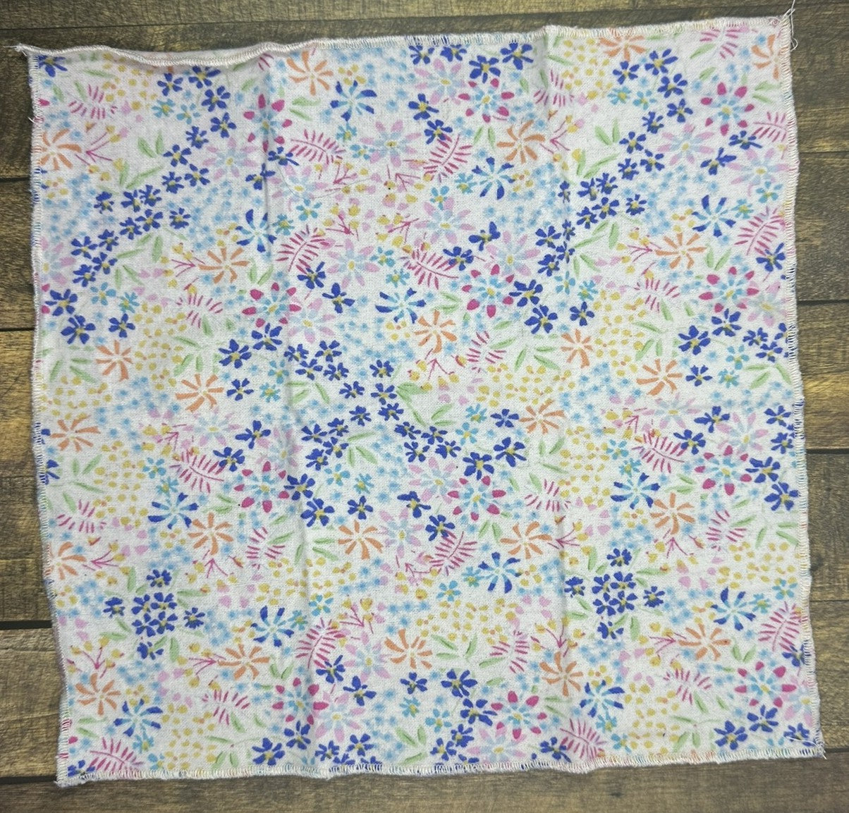 Paperless Paper Towels ~ Small Flowers - Blue