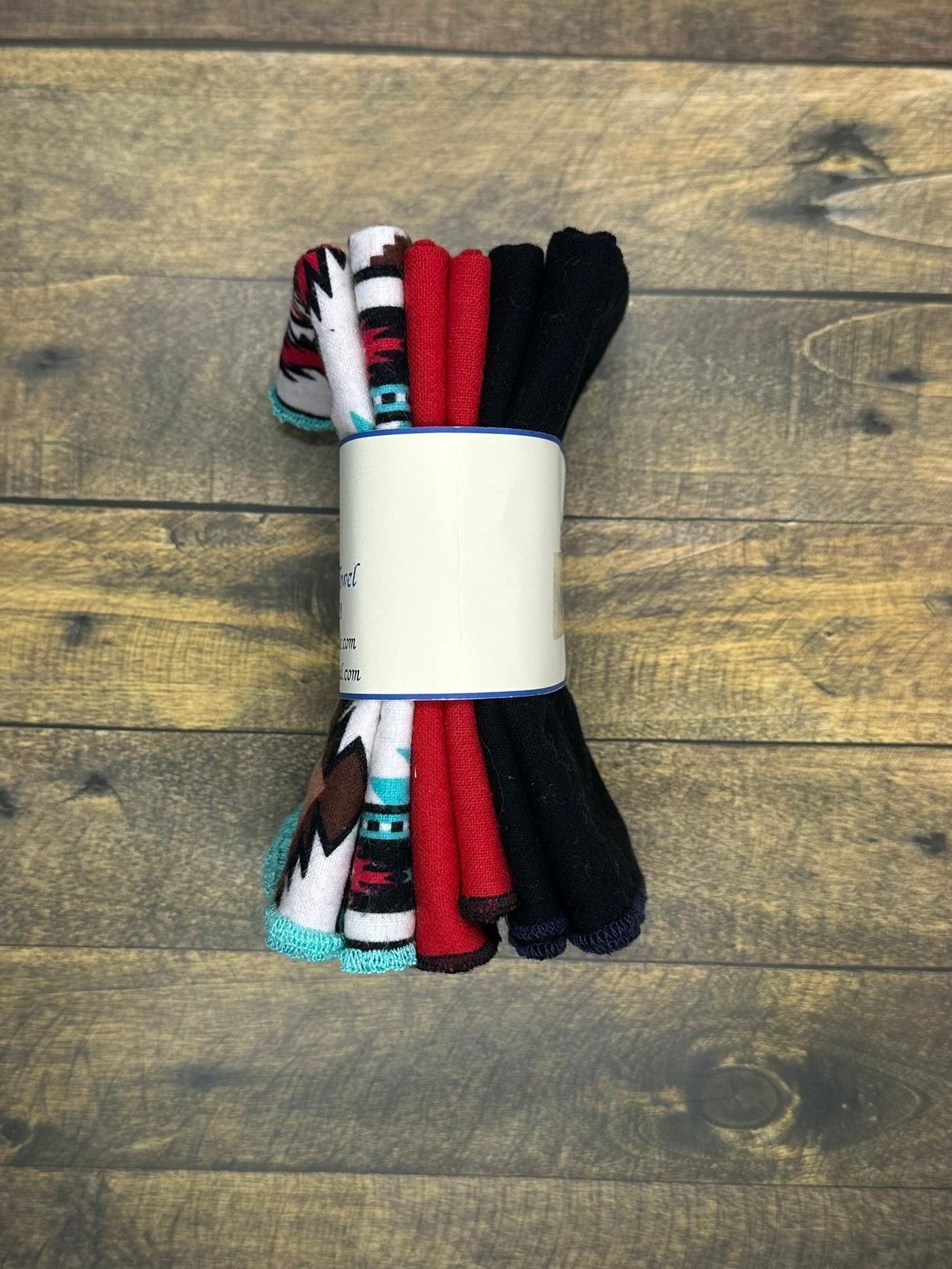 Reusable Paperless Paper Towels – Southwest Aztec Print & Solid Colors, Eco-Friendly Cloth Towels