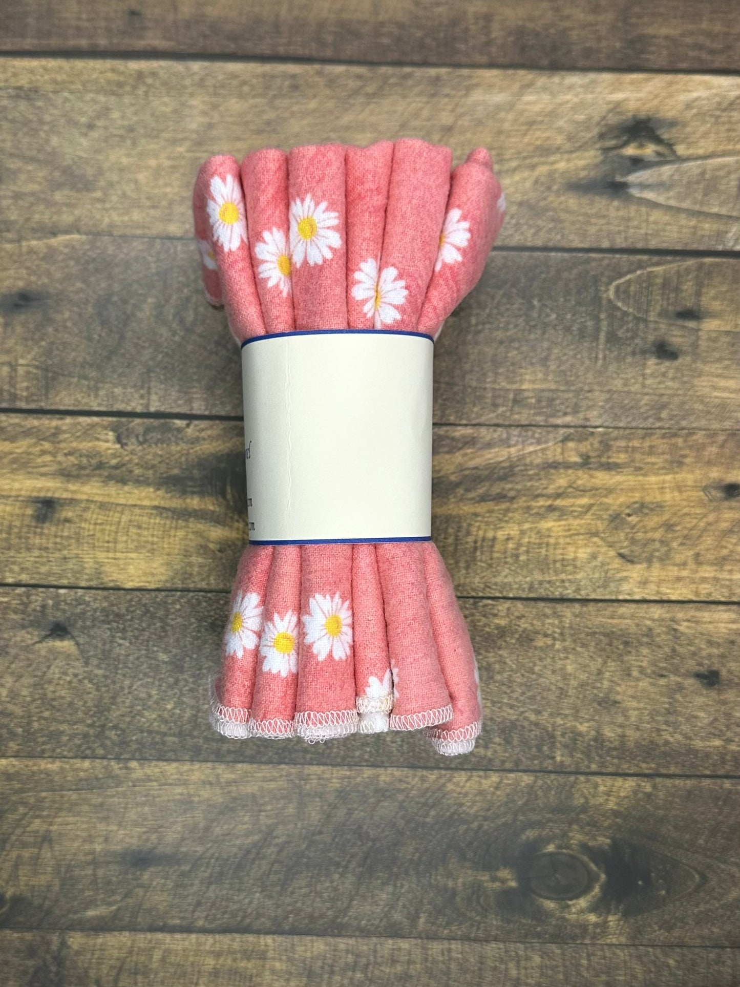 Reusable Paperless Paper Towels – Eco-Friendly Daisy Print Cloth Towels