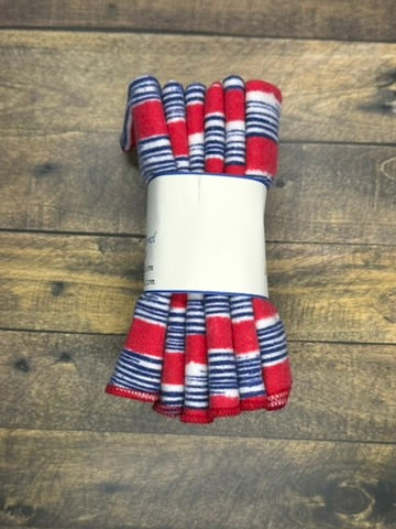 Patriotic Reusable Paper Towels – Eco-Friendly Red, White & Blue Kitchen Cloths | 17:10 Mercantile