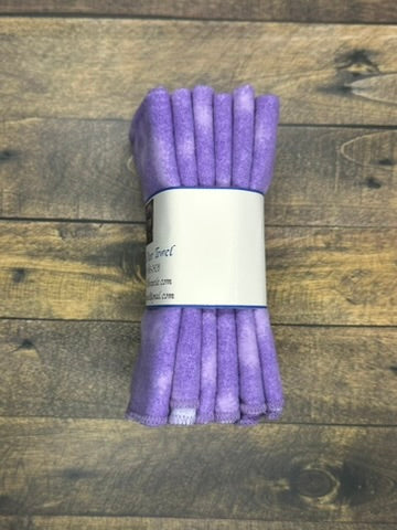 Reusable Paperless Paper Towels – Eco-Friendly Cloth Towels | Purple Check & Butterfly Prints | Sustainable Kitchen Essentials by 1710 Mercantile