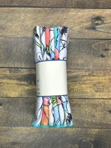 Reusable Paperless Paper Towels – Eco-Friendly Cloth Towels | Floral & Solid Teal | Sustainable Kitchen Essentials by 1710 Mercantile (Copy)