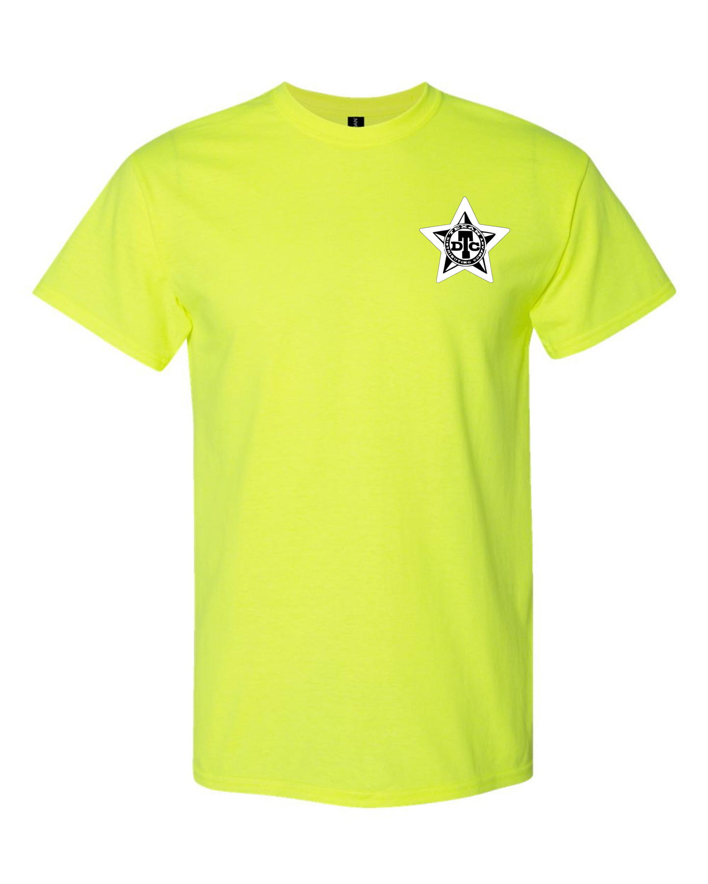 Gildan 8000 DryBlend Dart T-Shirt | Unisex 50/50 Graphic Tee ~ Safety Green