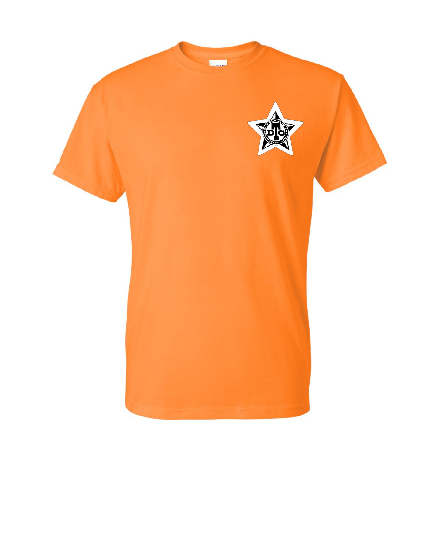 Gildan 8000 DryBlend Dart T-Shirt | Unisex 50/50 Graphic Tee ~ Tenneessee Orange
