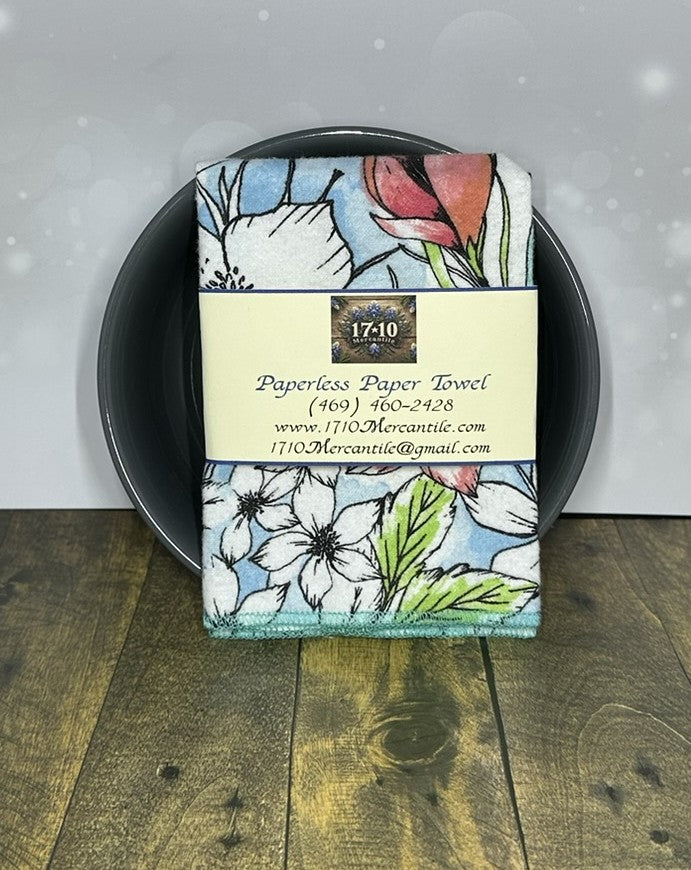 Paperless Paper Towels ~ Tropical Flowers