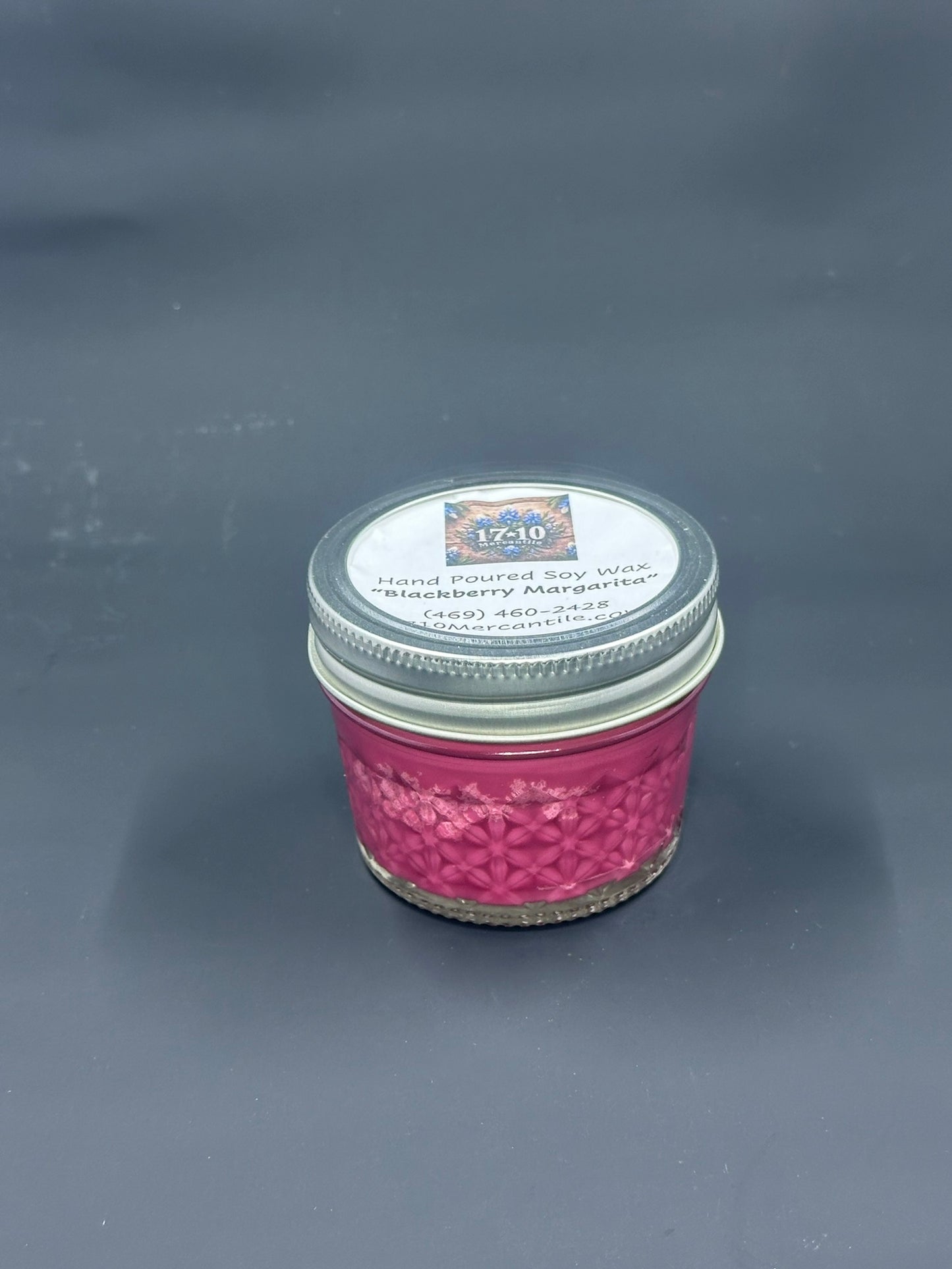 Mason Jar Soy Candle ~ Blackberry Margarita