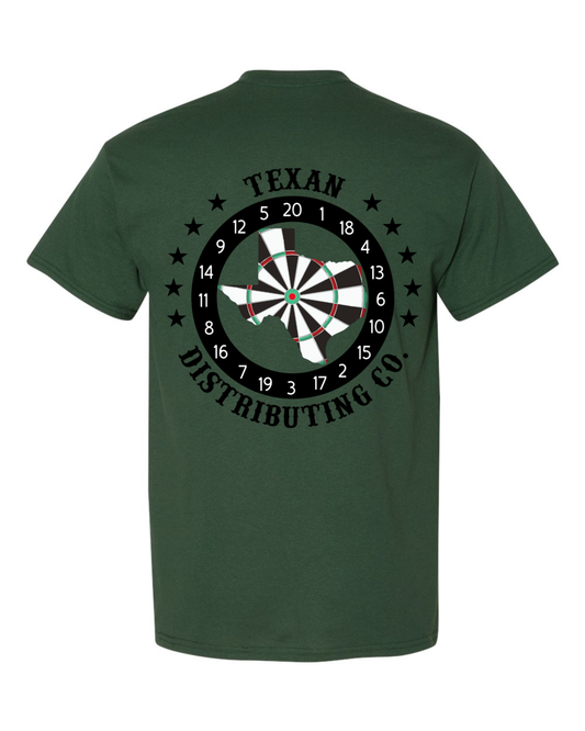 Gildan 8000 DryBlend Dart T-Shirt | Unisex 50/50 Graphic Tee ~ Dark Green