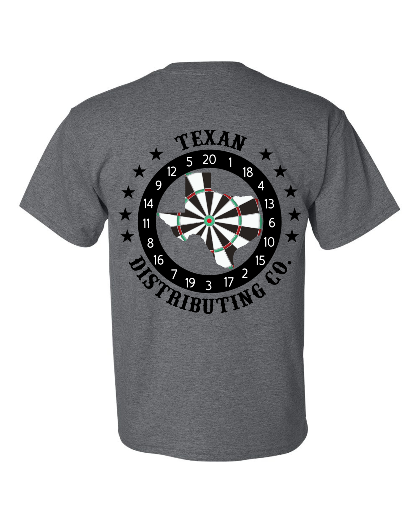 Gildan 8000 DryBlend Dart T-Shirt | Unisex 50/50 Graphic Tee ~ Dark Heather