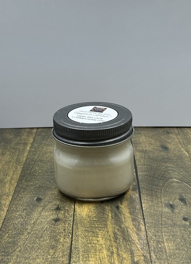 Egyptian Amber Soy Candle – Warm Amber, Musk & Sandalwood Scent | Hand-Poured 4oz & 8oz Mason Jar Candles | Luxurious Earthy Home Fragrance