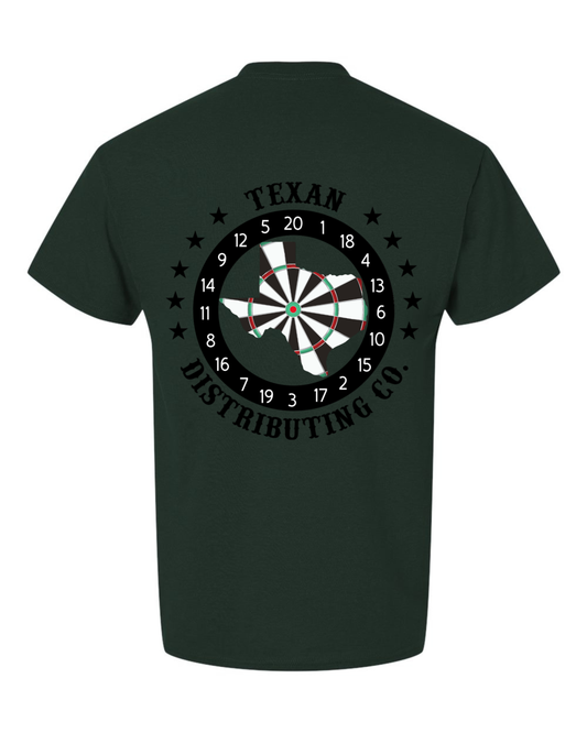 Gildan 8000 DryBlend Dart T-Shirt | Unisex 50/50 Graphic Tee ~ Forest Green