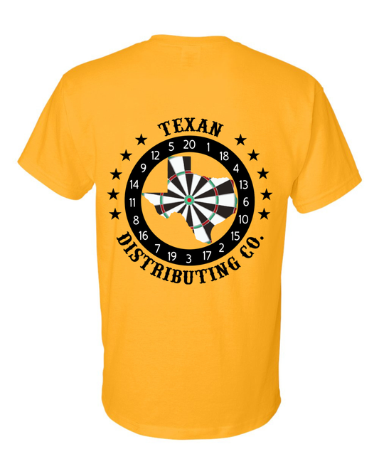 Gildan 8000 DryBlend Dart T-Shirt | Unisex 50/50 Graphic Tee ~ Gold