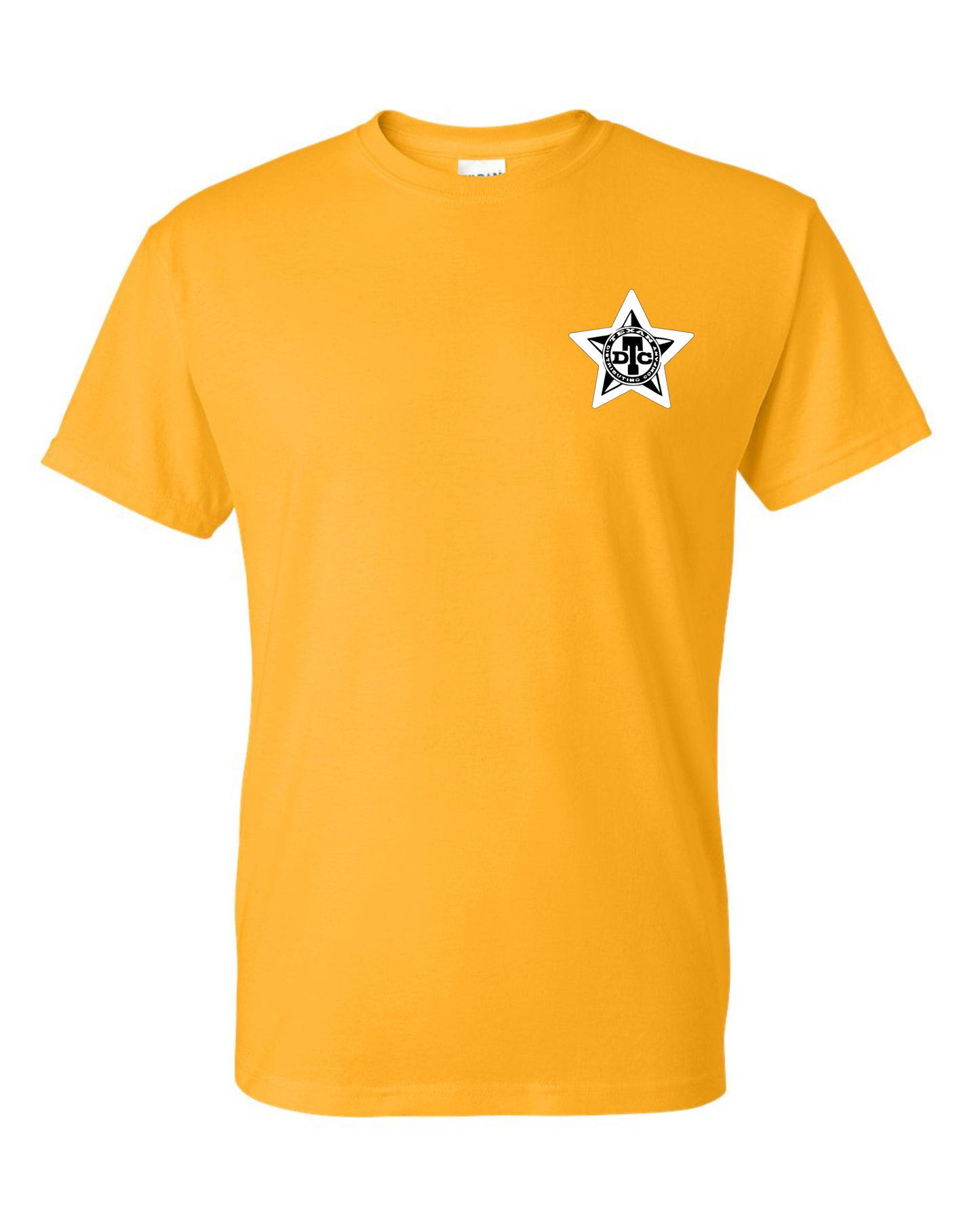 Gildan 8000 DryBlend Dart T-Shirt | Unisex 50/50 Graphic Tee ~ Gold