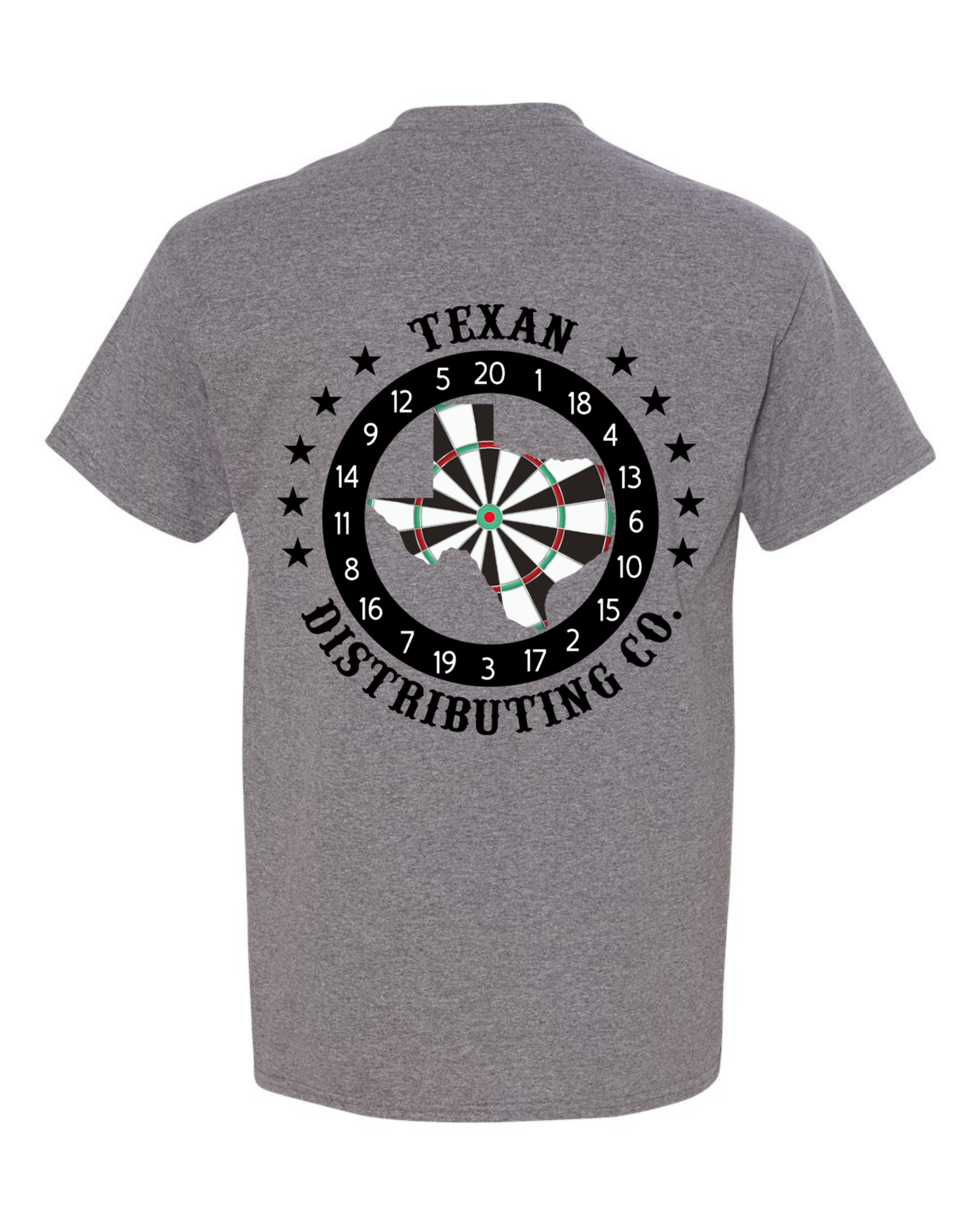 Gildan 8000 DryBlend Dart T-Shirt | Unisex 50/50 Graphic Tee ~ Graphite Heather