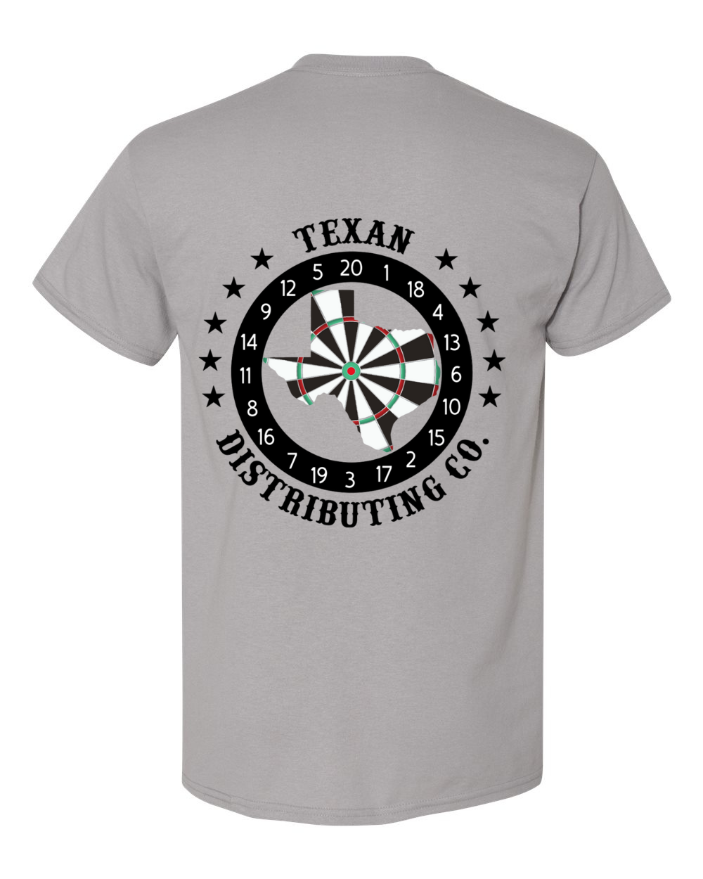 Gildan 8000 DryBlend Dart T-Shirt | Unisex 50/50 Graphic Tee ~ Gravel