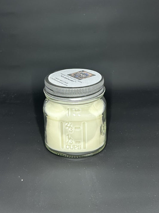 Mason Jar Soy Candle ~ Gunpowder