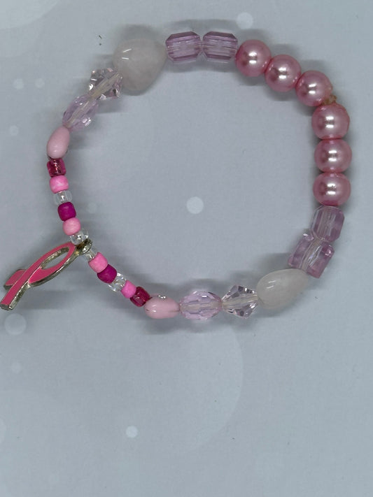 Pink Ribbon Awareness Bracelet – Support & Strength Jewelry