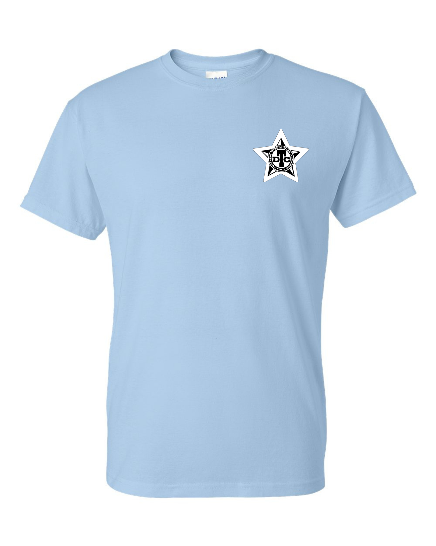 Gildan 8000 DryBlend Dart T-Shirt | Unisex 50/50 Graphic Tee ~ Light Blue