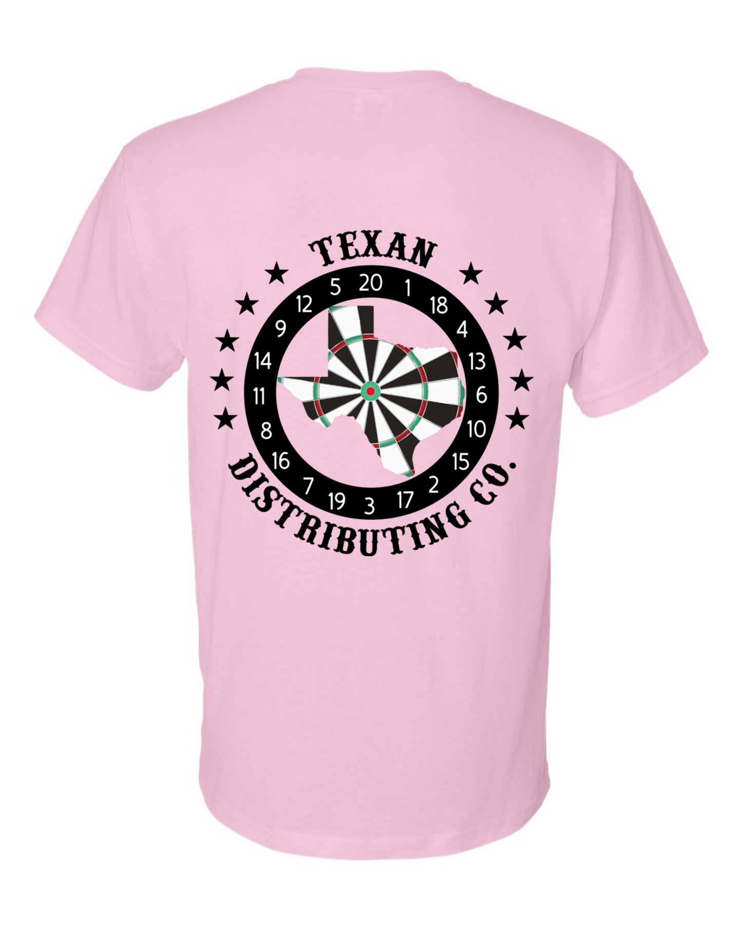 Gildan 8000 DryBlend Dart T-Shirt | Unisex 50/50 Graphic Tee ~ Light Pink