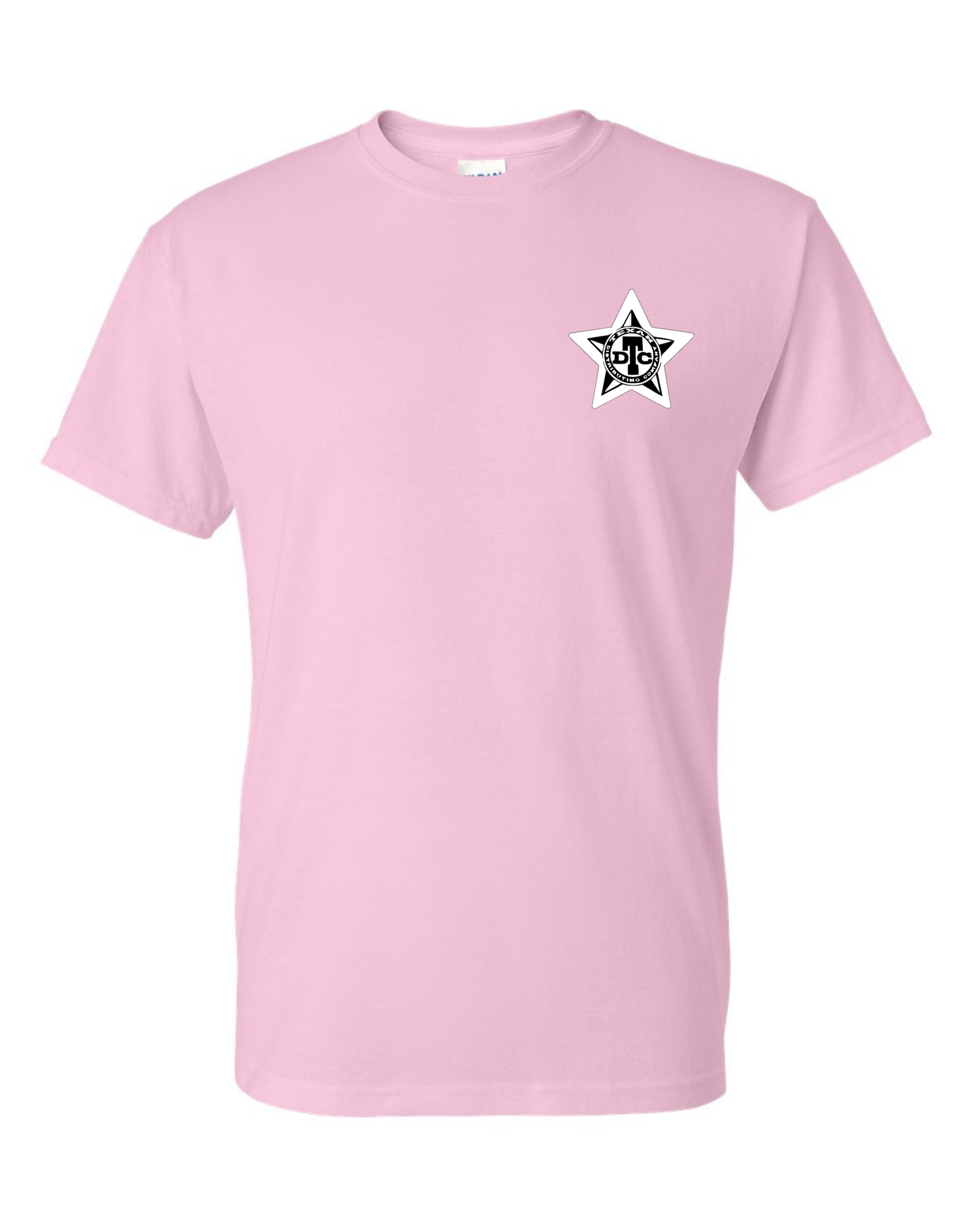 Gildan 8000 DryBlend Dart T-Shirt | Unisex 50/50 Graphic Tee ~ Light Pink