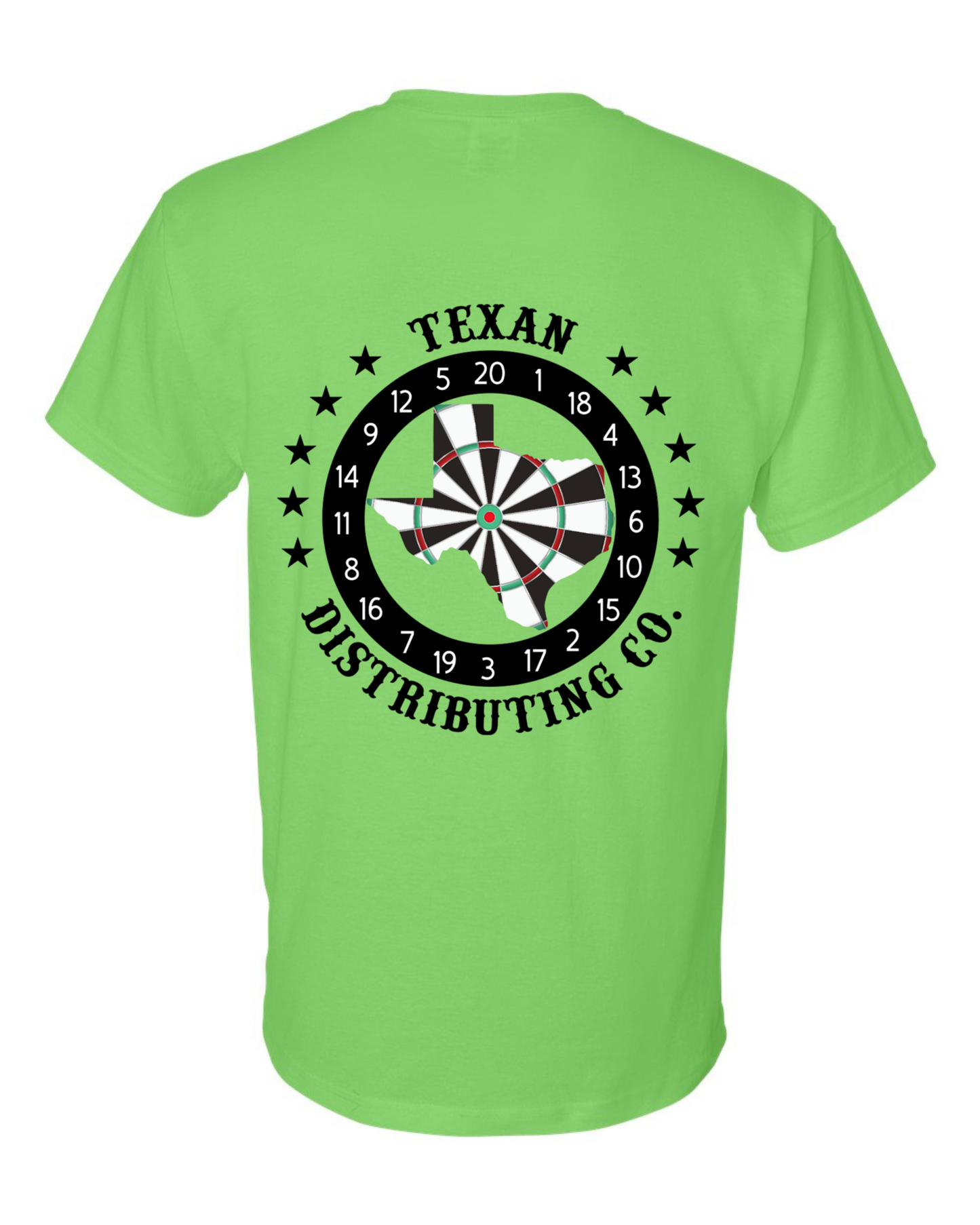 Gildan 8000 DryBlend Dart T-Shirt | Unisex 50/50 Graphic Tee ~ Lime