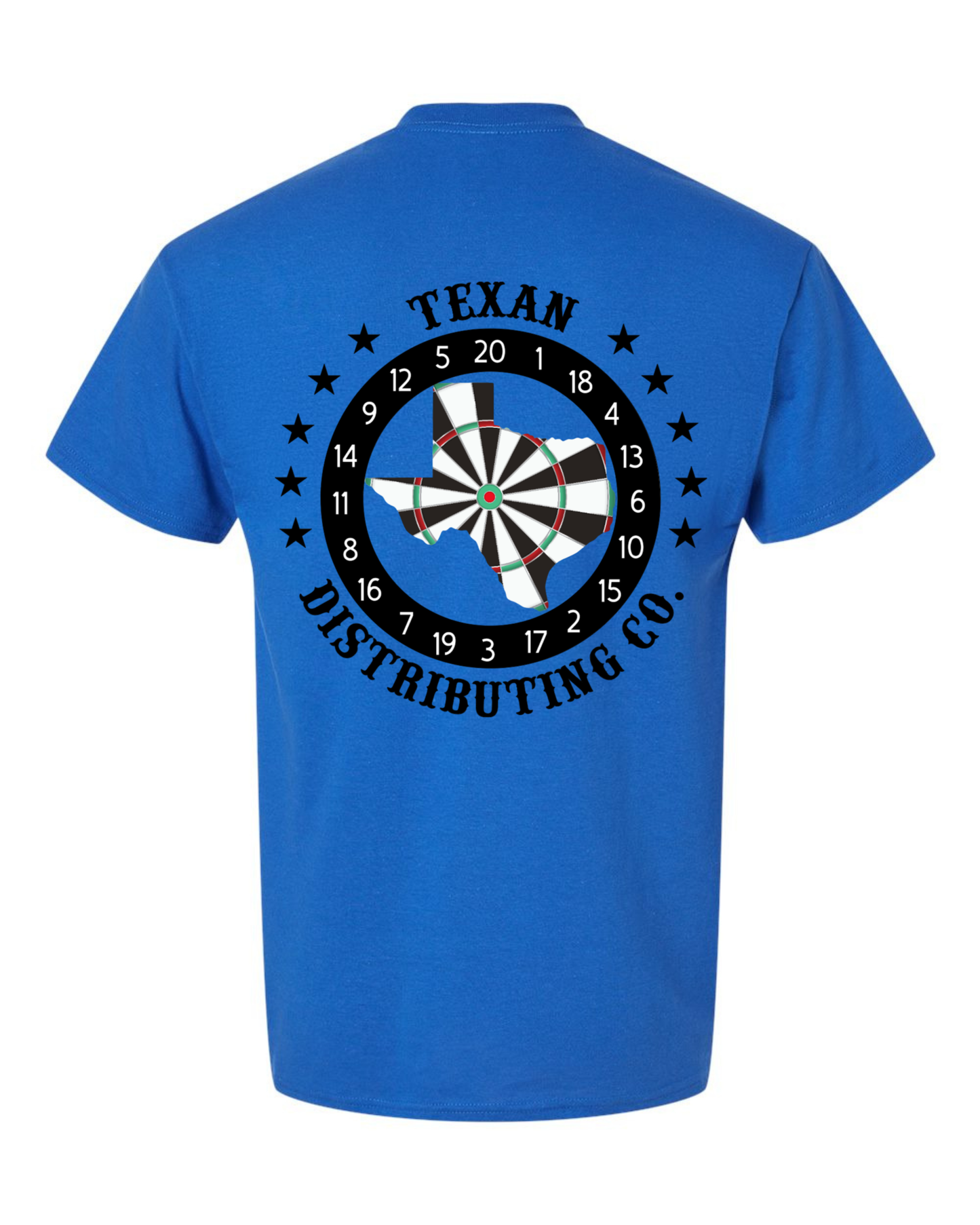 Gildan 8000 DryBlend Dart T-Shirt | Unisex 50/50 Graphic Tee ~ Royal