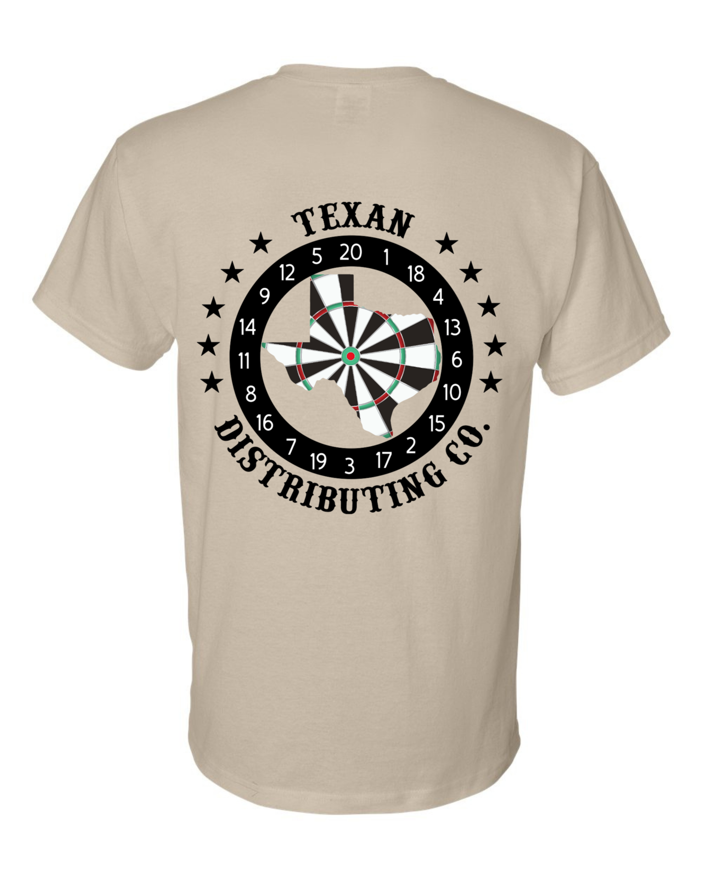 Gildan 8000 DryBlend Dart T-Shirt | Unisex 50/50 Graphic Tee ~ Sand