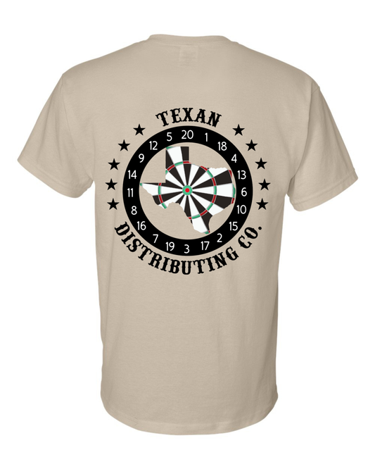 Gildan 8000 DryBlend Dart T-Shirt | Unisex 50/50 Graphic Tee ~ Sand