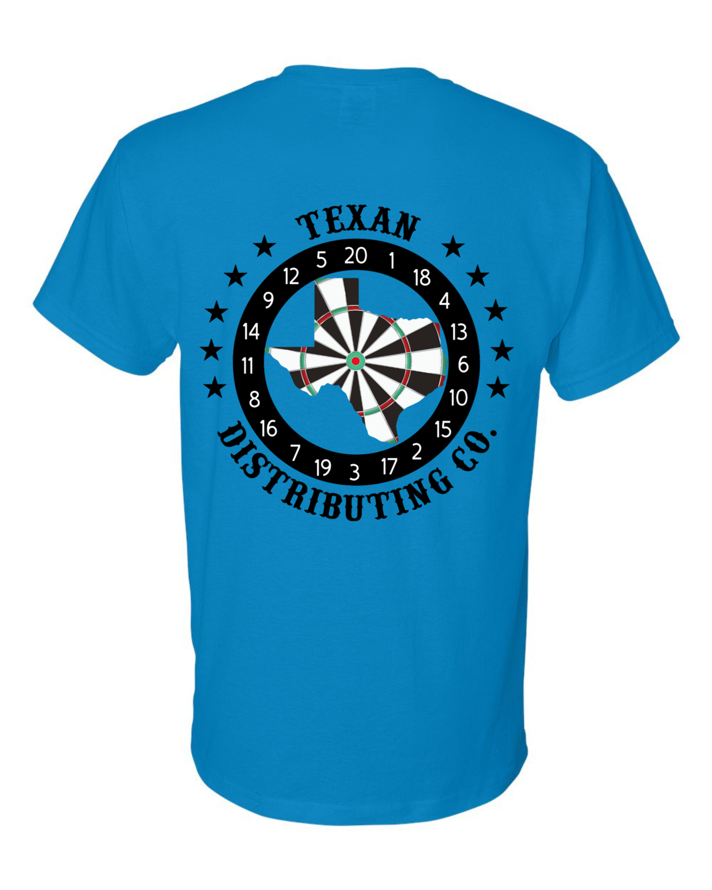 Gildan 8000 DryBlend Dart T-Shirt | Unisex 50/50 Graphic Tee ~ Sapphire