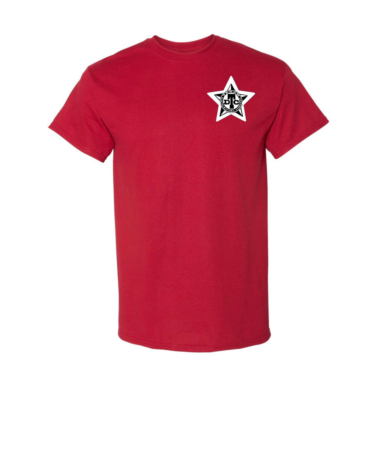 Gildan 8000 DryBlend Dart T-Shirt | Unisex 50/50 Graphic Tee ~ Scarlet Red