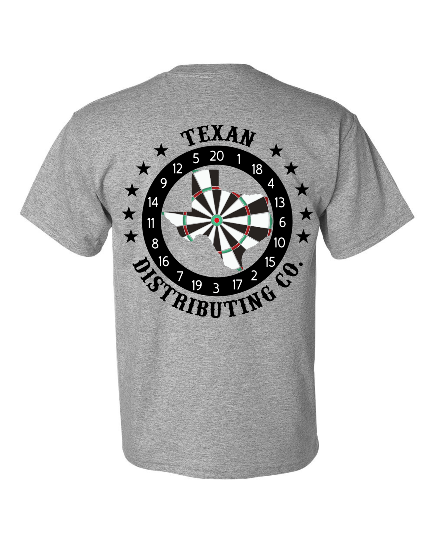 Gildan 8000 DryBlend Dart T-Shirt | Unisex 50/50 Graphic Tee ~ Sport Grey