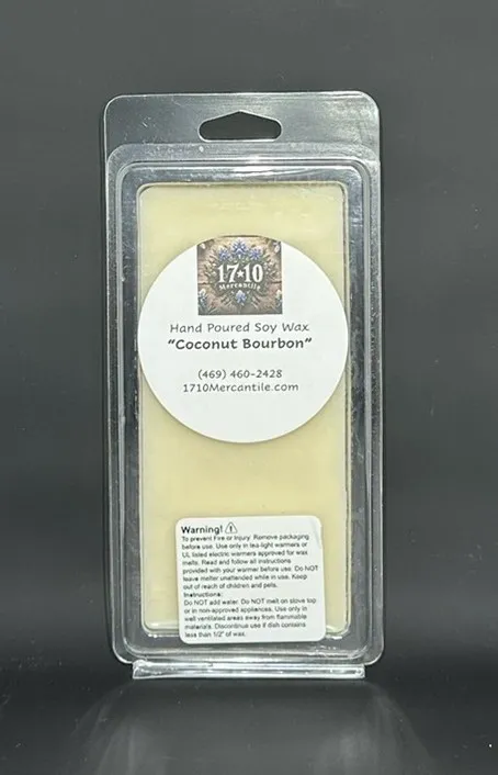 Wax Melt Soy ~ Coconut Bourbon