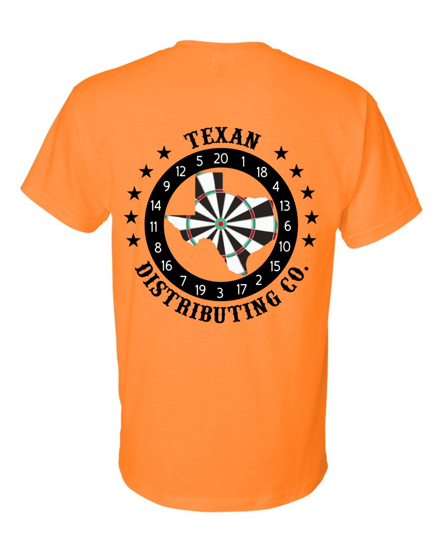 Gildan 8000 DryBlend Dart T-Shirt | Unisex 50/50 Graphic Tee ~ Tenneessee Orange